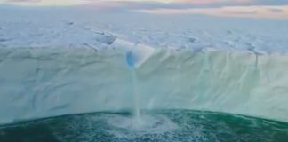 Greenland started to sell melt water from the glaciers