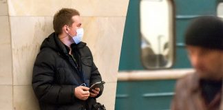 In the Moscow city Duma has proposed to distribute medical masks in the subway