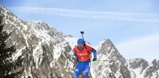 Loginov won the bronze medal in the pursuit race at the world Cup biathlon