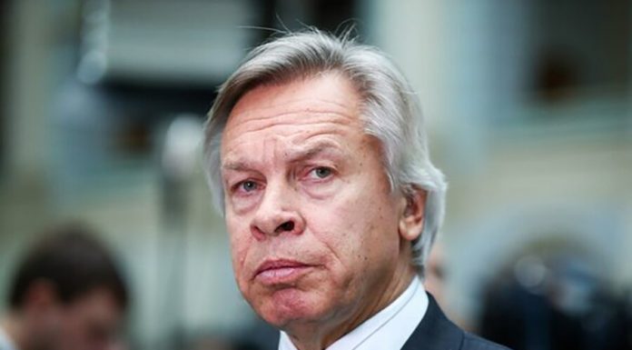 Pushkov praised the breakup of Palestine with the United States and Israel