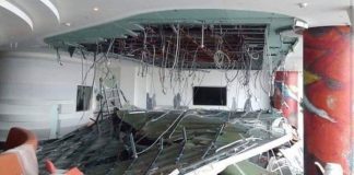 Sheremetyevo commented on the picture of the ceiling collapsed at the airport