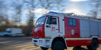 Six people were saved in the fire in the South-East of Moscow