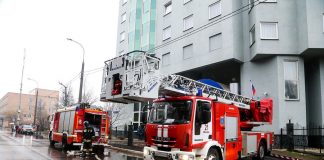 The occupants of the house in the center of Moscow evacuated due to fire