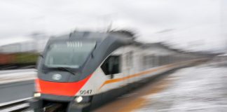 The train hit and killed a teenager near the station Lianozovo