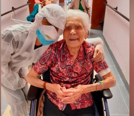 In Italy, the 104-year-old woman won coronavirus