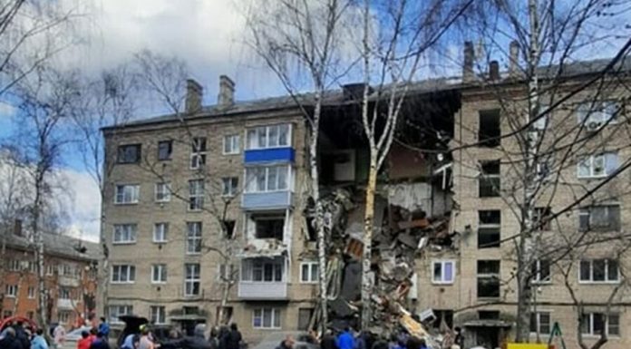 SK checks on the fact of a gas explosion in a house in Orekhovo-Zuyevo